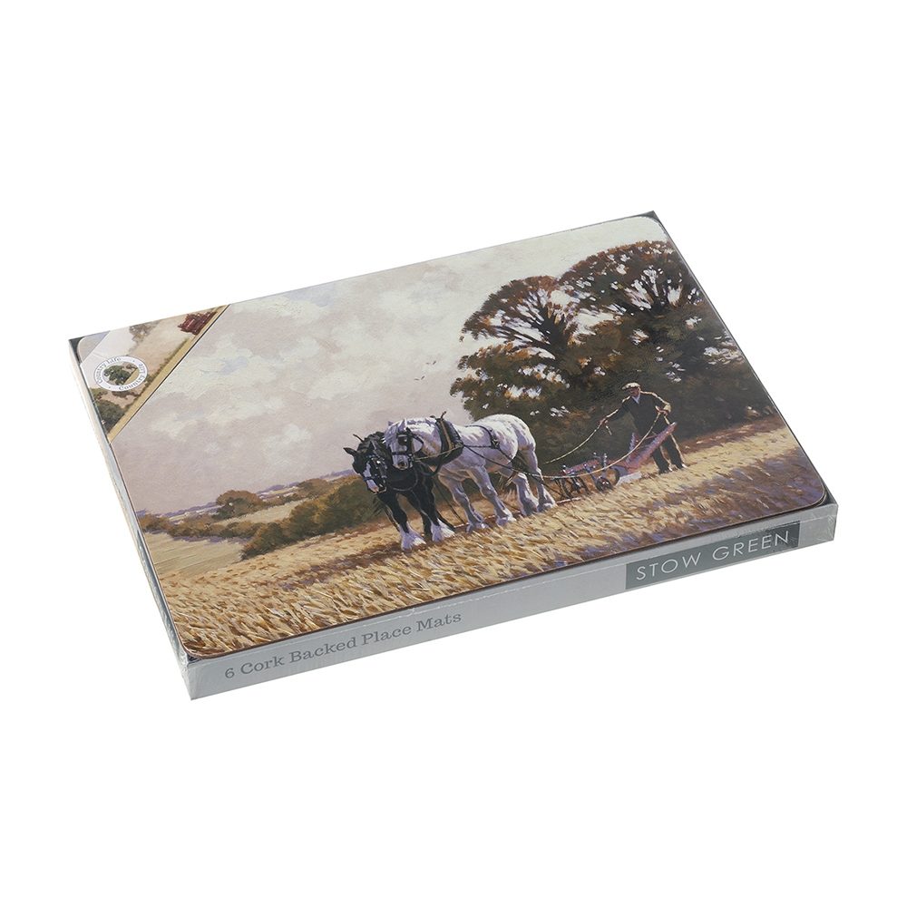 Country Life Cork Backed Place Mats Set Of 6 Eddingtons